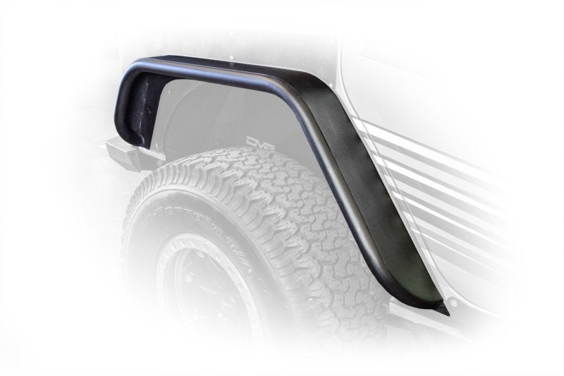 DV8 Offroad - DVEFENDB-02 - DV8 Offroad 07-18 Jeep Wrangler JK Front & Rear Flat Tube Fenders - Shipped in Europe - Tuningsupply.com