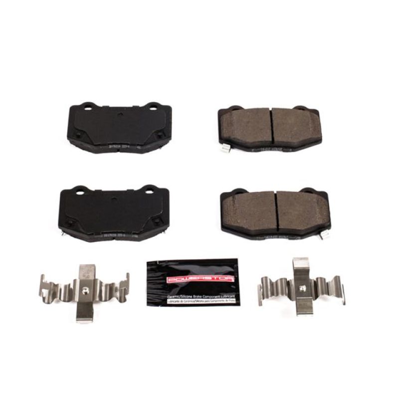 PowerStop Z23-1718 - PSBZ23-1718 - Power Stop 16-19 Cadillac ATS Rear Z23 Evolution Sport Brake Pads w/Hardware - Shipped in Europe - Tuningsupply.com