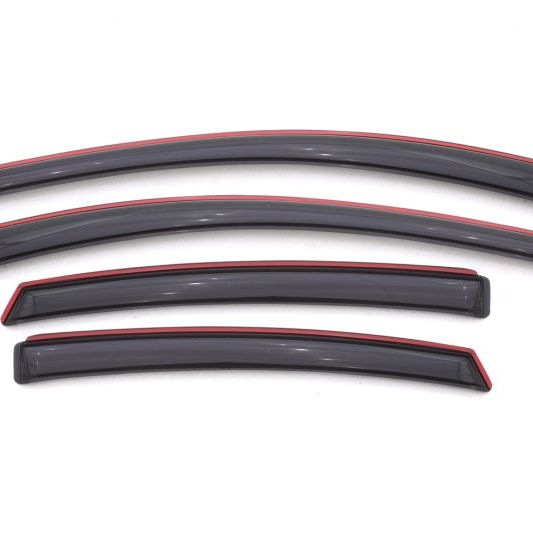 AVS 194529 - AVS194529 - AVS 13-16 Dodge Dart Ventvisor In-Channel Front & Rear Window Deflectors 4pc - Smoke - Shipped in Europe - Tuningsupply.com