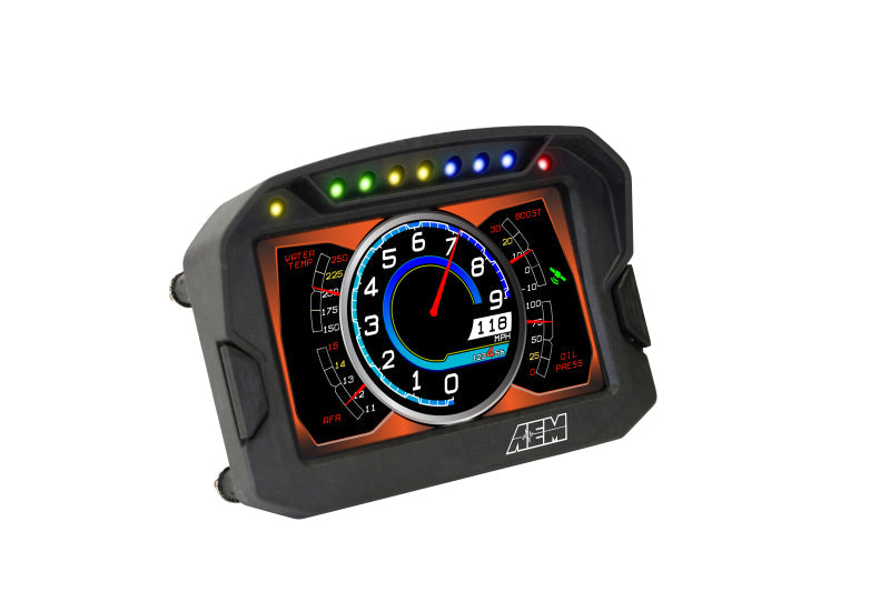 AEM 30-5603 - AEM30-5603 - AEM CD-5LG Carbon Logging Digital Dash Display w/ Internal 10Hz GPS & Antenna - Shipped in Europe - Tuningsupply.com