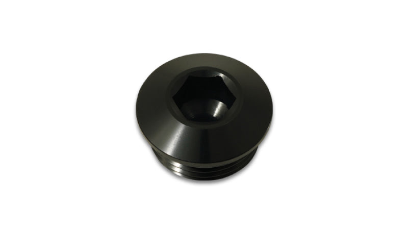 Vibrant 10991 - VIB10991 - Vibrant Aluminum -4AN ORB Low Profile Port Plug - Anodized Black - Shipped in Europe - Tuningsupply.com