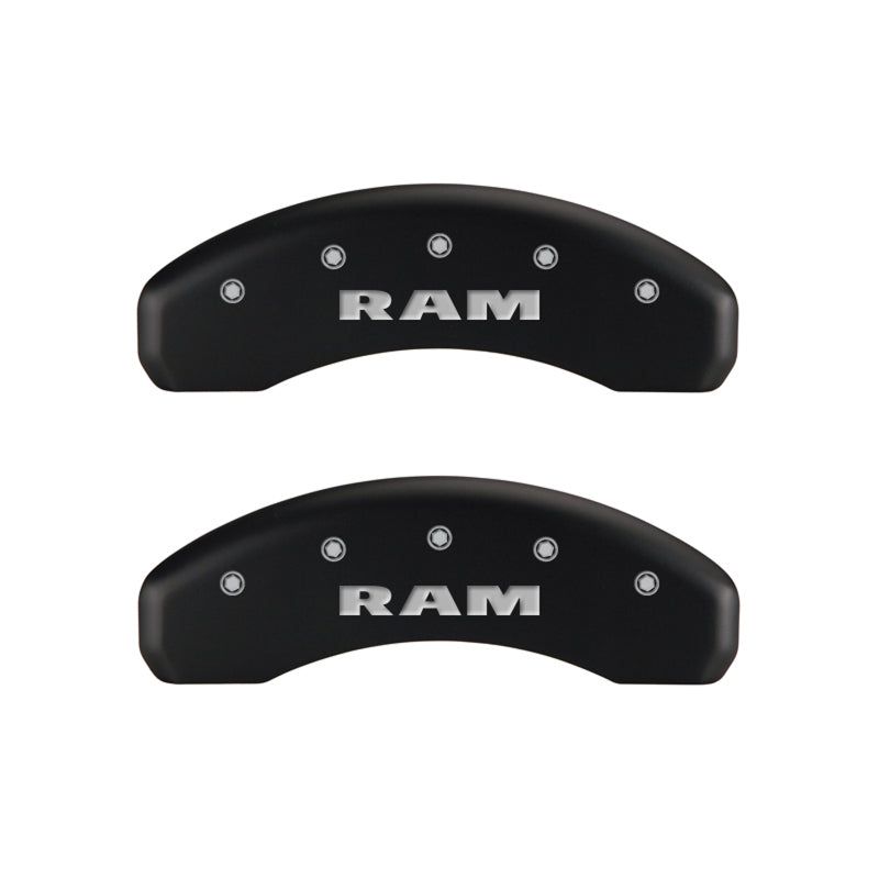 MGP 55001SRAMRD - MGP55001SRAMRD - MGP 4 Caliper Covers Engraved Front & Rear RAM Red finish silver ch - Shipped in Europe - Tuningsupply.com