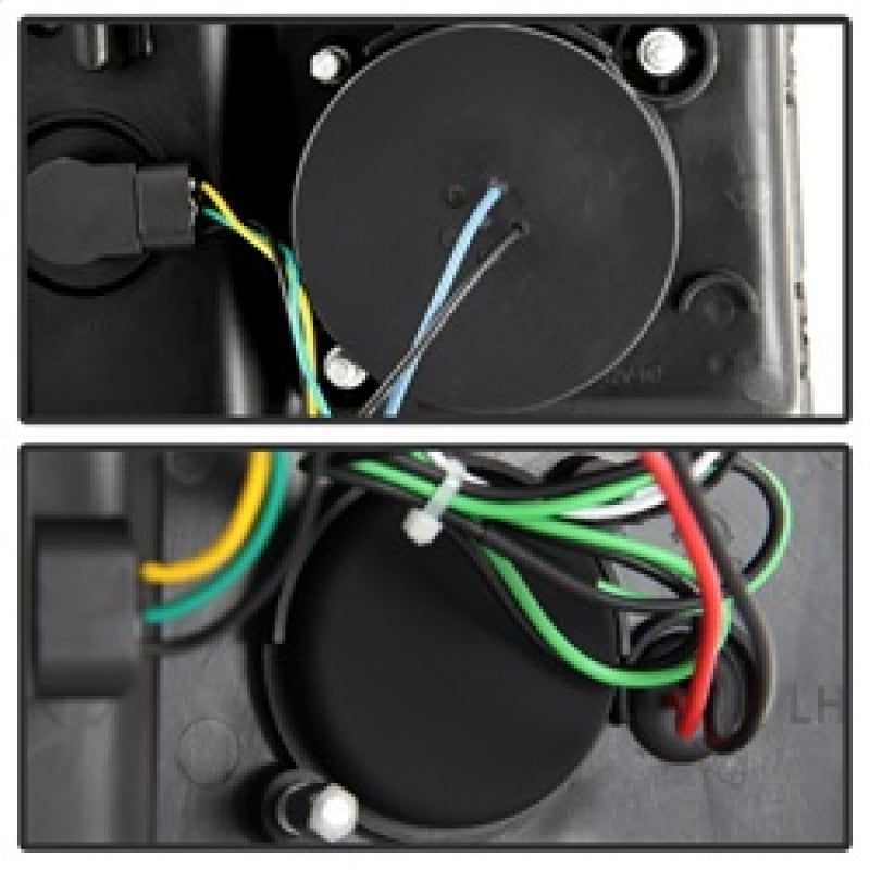 SPYDER 5079473 - SPY5079473 - Spyder Chevy Silverado 1500 14-16 Projector Headlights Light Bar DRL Blk PRO-YD-CS14-LBDRL-BK - Shipped in Europe - Tuningsupply.com