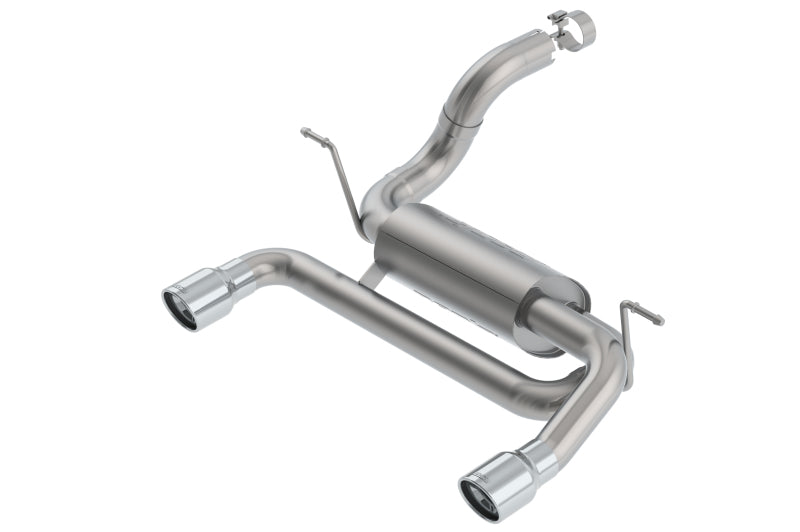 Borla 11964 - BOR11964 - Borla 18-19 Jeep Wrangler JL/JLU 2.0L 4Cyl 2DR/4DR Axle Back Exhaust ATAK w/ 3.5in Tips - Shipped in Europe - Tuningsupply.com