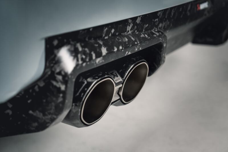Akrapovic TP-CT/73/CF - AKRTP-CT/73/CF - Akrapovic BMW M2 Coupe (G87) Tail Pipe Set - Chopped Carbon - Shipped in Europe - Tuningsupply.com