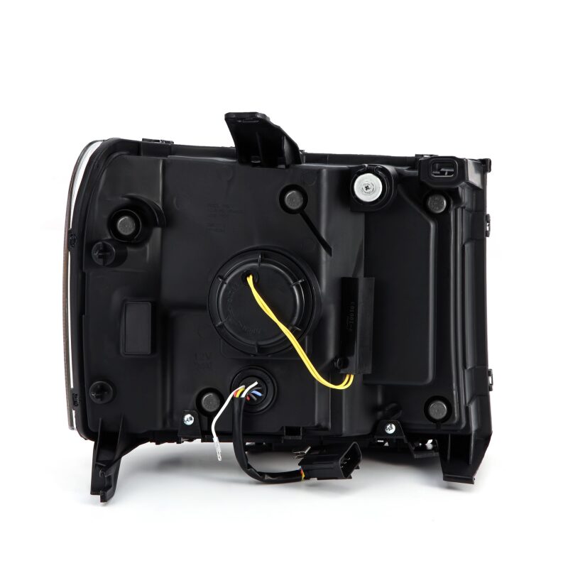 AlphaRex 880097 - ARX880097 - AlphaRex 07-13 GMC Sierra 1500 (No Clsc) LUXX-Series LED Proj HL Jet Blk w/Actv Lgt & Seq.Sig / DRL - Shipped in Europe - Tuningsupply.com
