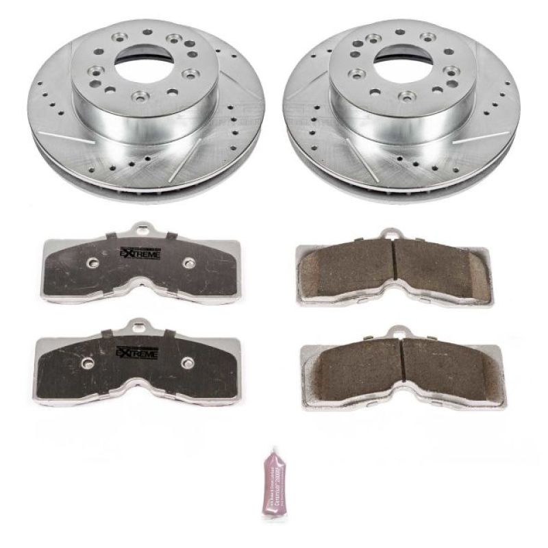 PowerStop K2596-26 - PSBK2596-26 - Power Stop 1969 Chevrolet Camaro Front or Rear Z26 Street Warrior Brake Kit - Shipped in Europe - Tuningsupply.com