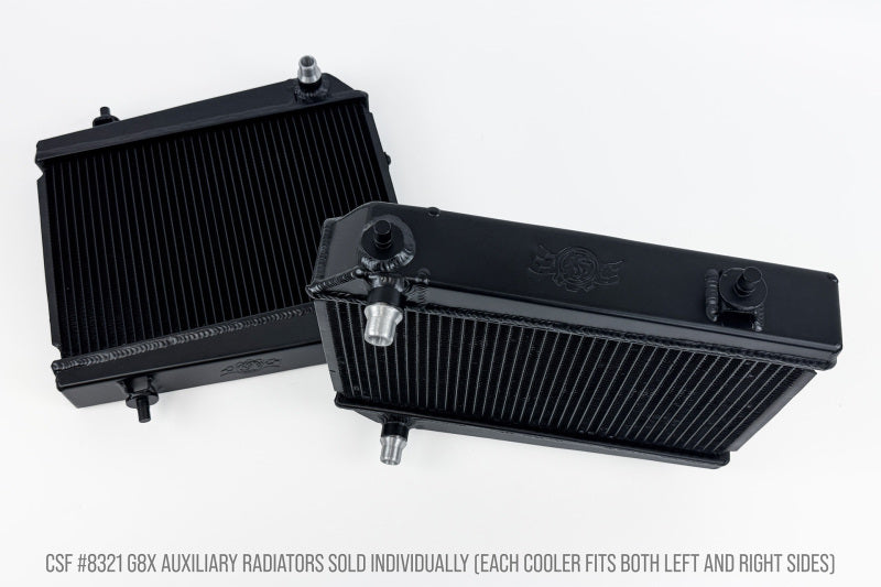 CSF 8321 - CSF8321 - CSF BMW G8X M3/M4/M2 High-Performance Auxiliary Radiator - Single Radiator - Shipped in Europe - Tuningsupply.com