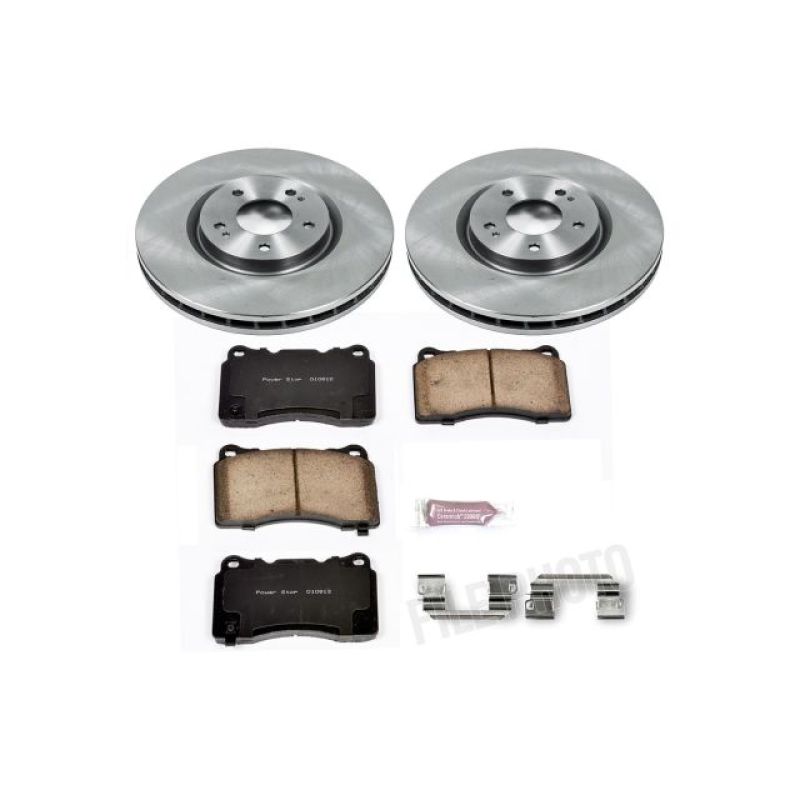 PowerStop KOE107 - PSBKOE107 - Power Stop 03-06 Mitsubishi Lancer Front Autospecialty Brake Kit - Shipped in Europe - Tuningsupply.com