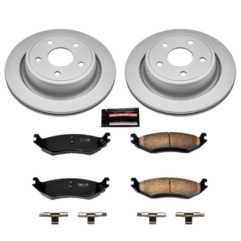 PowerStop CRK2172 - PSBCRK2172 - Power Stop 07-09 Chrysler Aspen Rear Z17 Evolution Geomet Coated Brake Kit - Shipped in Europe - Tuningsupply.com