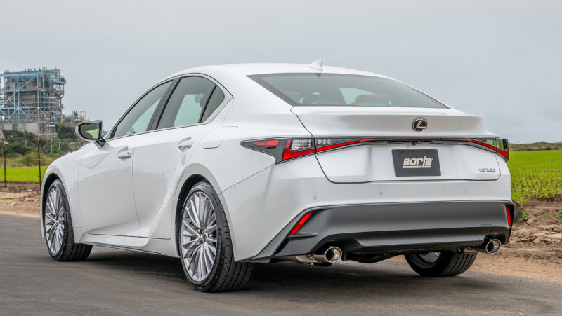Borla 140956 - BOR140956 - Borla 16-17 Lexus IS200T / 18-24 Lexus IS300 2.25in S Type Cat Back 4.25in Tip - Stainless Steel Tip - Shipped in Europe - Tuningsupply.com