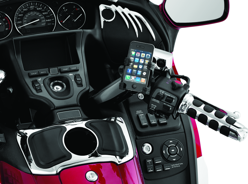 Kuryakyn 1698 - KUR1698 - Kuryakyn Tech Connect Perch Mount Black Standard - Shipped in Europe - Tuningsupply.com