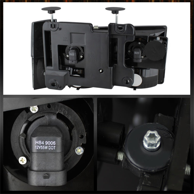 SPYDER 5073525 - SPY5073525 - xTune GMC Yukon 92-93 Crystal Headlights w/ Corner & Bumper Smoke HD-JH-GMCCK88-AM-SM-SET - Shipped in Europe - Tuningsupply.com