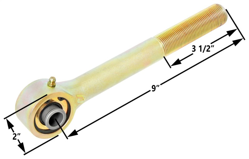 RockJock RJ-305300-102 - ROKRJ-305300-102 - RockJock Johnny Joint Rod End 2in Narrow Forged Long Shank 1in-14 RH Threads 1.800in x .630in Ball - Shipped in Europe - Tuningsupply.com
