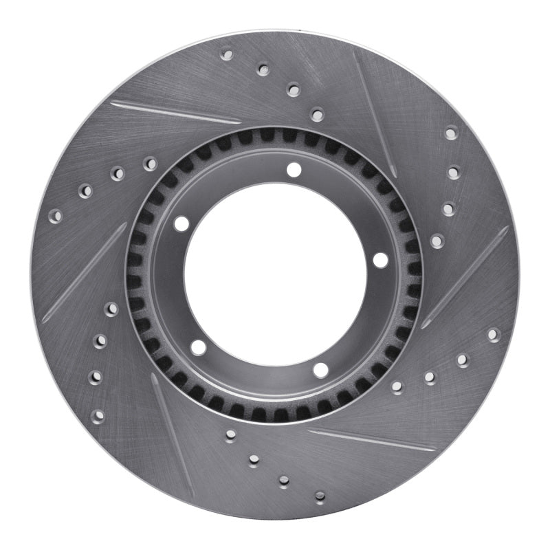 R1 Concepts 631-02001L - RNC631-02001L - R1 67-88 Porsche 924 Front Left Drilled & Slotted Silver Brake Rotor - Shipped in Europe - Tuningsupply.com