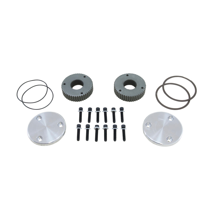 Yukon Gear & Axle YHC50004 - YUKYHC50004 - Yukon Gear Hardcore Drive Flange Kit For Dana 60 / 30 Spline Outer Stubs. Non-Engraved Caps - Shipped in Europe - Tuningsupply.com