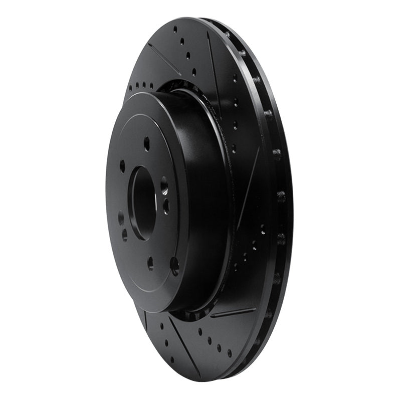 R1 Concepts 633-21039R - RNC633-21039R - R1 18-25 Genesis G70 Rear Right Drilled & Slotted Black Brake Rotor - Shipped in Europe - Tuningsupply.com
