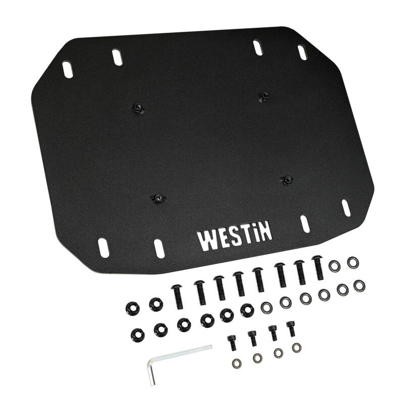 Westin 59-761205 - WES59-761205 - Westin 18-25 Wrangler JL Spare Tire Delete Plate - Tex. Blk - Shipped in Europe - Tuningsupply.com