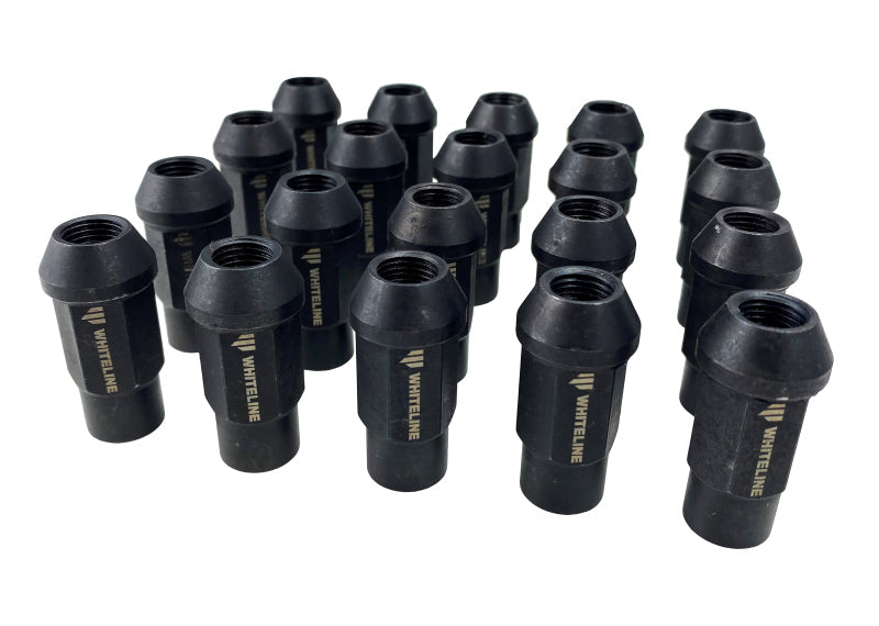 Whiteline W93453 - WHLW93453 - Whiteline M12x1.50 Branded Wheel Nuts - Set of 20 - Shipped in Europe - Tuningsupply.com