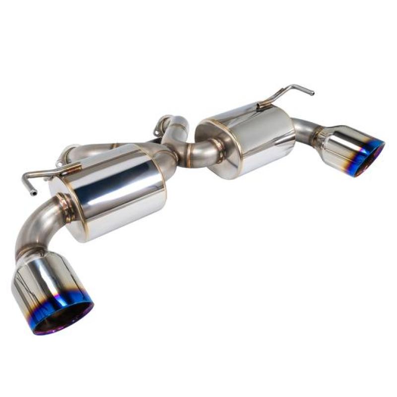 Remark RK-A2063N-01P - REMRK-A2063N-01P - Remark Nissan 370Z (Z34) V2 Axle Back Exhaust w/ Burnt Stainless Steel Double Wall Tip - Shipped in Europe - Tuningsupply.com