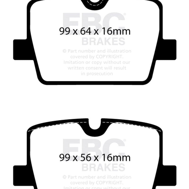 EBC DP52405NDX - EBCDP52405NDX - EBC 2019+ BMW Z4 G29 2.0T Bluestuff Rear Brake Pads - Shipped in Europe - Tuningsupply.com