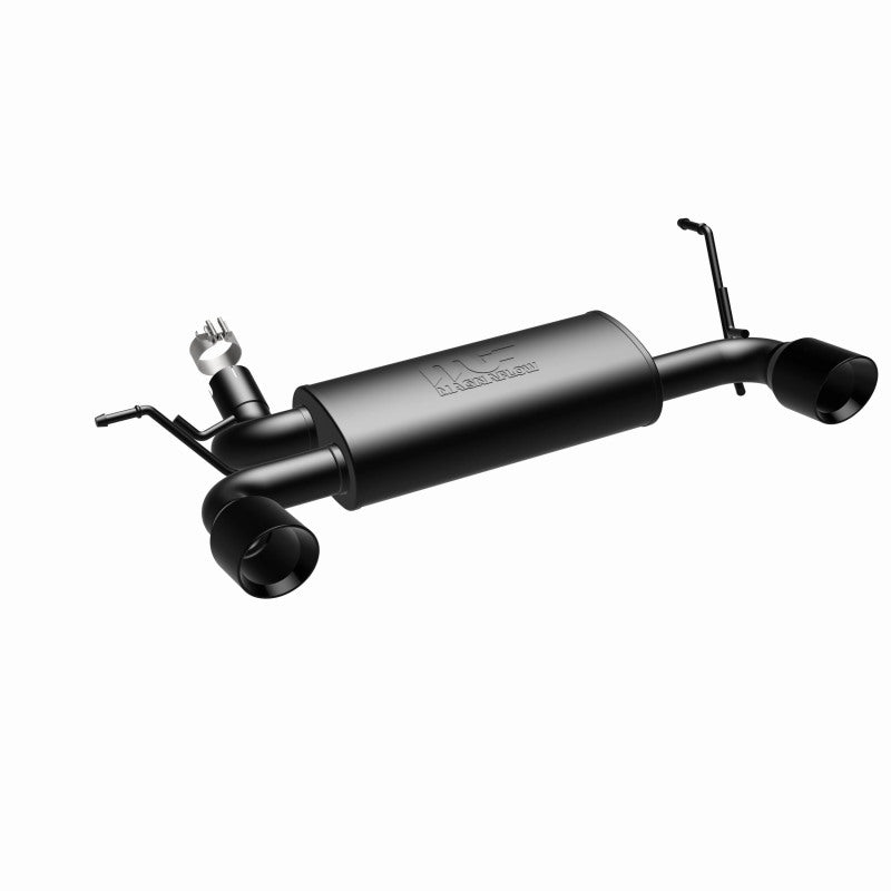 Magnaflow 15160 - MAG15160 - MagnaFlow 07-17 Jeep Wrangler JK 3.8/3.6L Dual Split Rear Exit Black Axle-Back Exhaust - Shipped in Europe - Tuningsupply.com