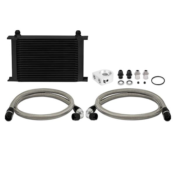 Mishimoto MMOC-UHBK - MISMMOC-UHBK - Mishimoto Universal 25 Row Oil Cooler Kit (Black Cooler) - Shipped in Europe - Tuningsupply.com