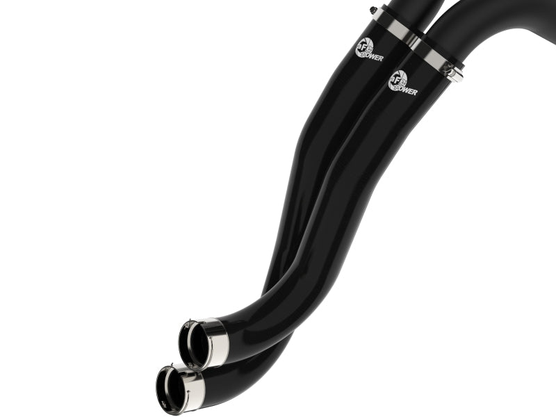 aFe 46-20758-B - AFE46-20758-B - aFe 22-24 Ford Bronco Raptor BladeRunner 2-1/4in Aluminum Hot Charge Pipe Black - Shipped in Europe - Tuningsupply.com
