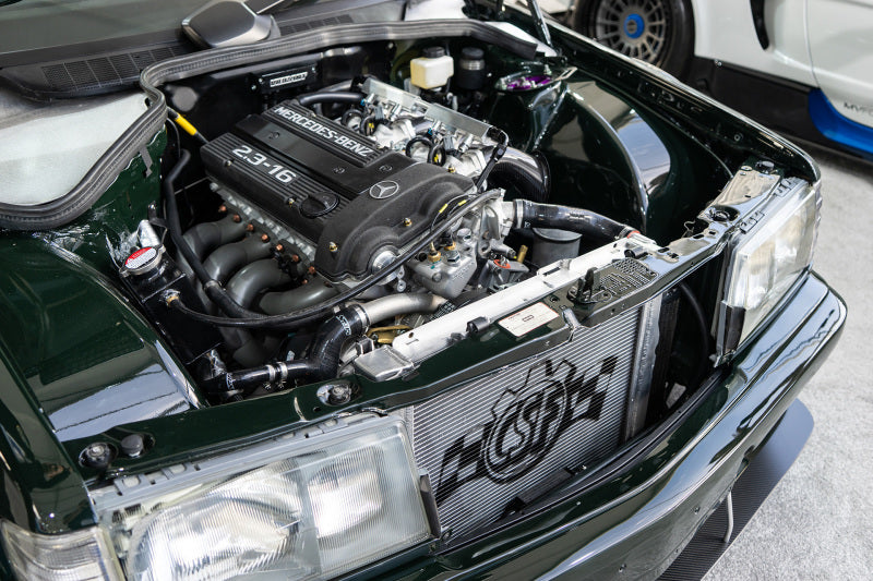 CSF 7220 - CSF7220 - CSF 84-88 Mercedes-Benz W201 190E 2.3L - 16 w/ A/C High Performance Aluminum Radiator - Shipped in Europe - Tuningsupply.com