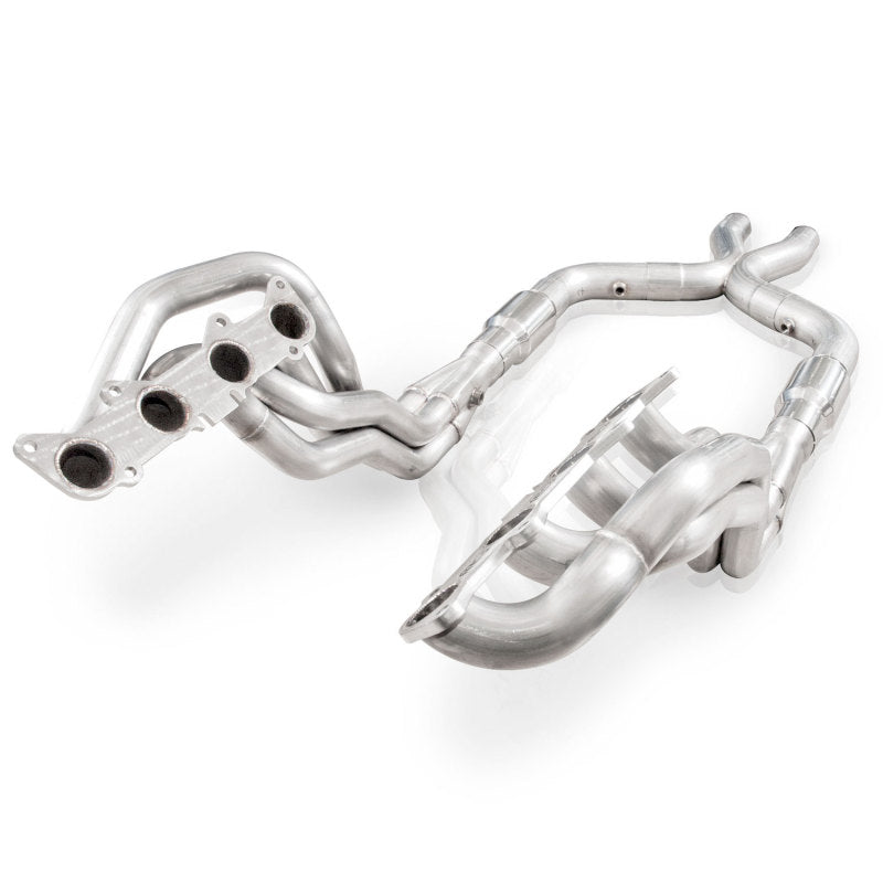Stainless Works - SSWSM11HCATX - Stainless Power 2011-14 Mustang GT Headers 1-7/8in Primaries High-Flow Cats 3in X-Pipe - Shipped in Europe - Tuningsupply.com