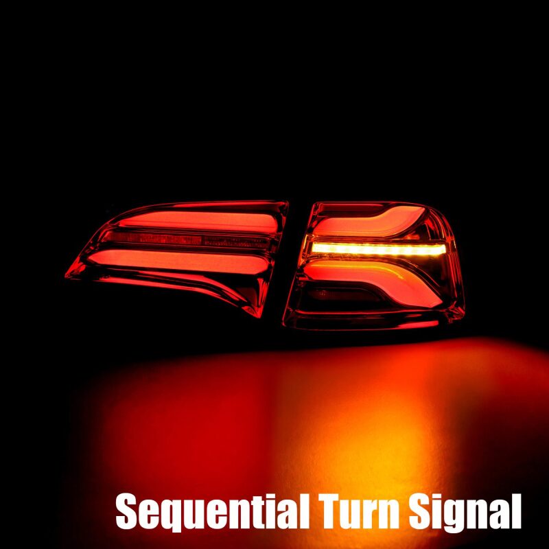 AlphaRex 601030 - ARX601030 - AlphaRex 20-22 Tesla Model Y PRO-Series LED Tail Lights Jet Black w/Seq Sig - Shipped in Europe - Tuningsupply.com