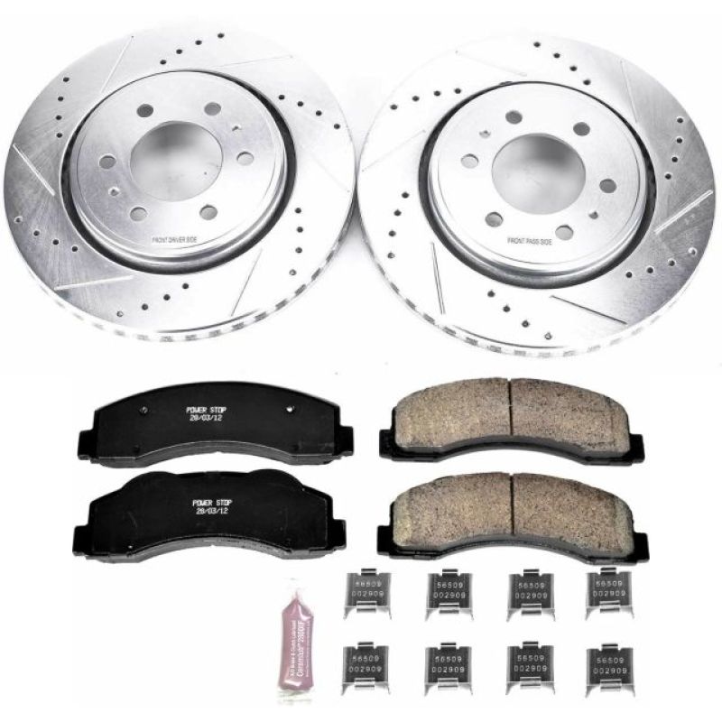 PowerStop K3167 - PSBK3167 - Power Stop 10-18 Ford Expedition Front Z23 Evolution Sport Brake Kit - Shipped in Europe - Tuningsupply.com
