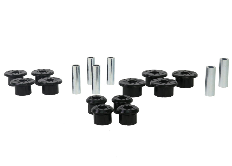 Whiteline W73821 - WHLW73821 - Whiteline 1999-2018 Chevrolet Silverado 1500 Spring - Eye Front/Rear And Shackle Bushing - Shipped in Europe - Tuningsupply.com