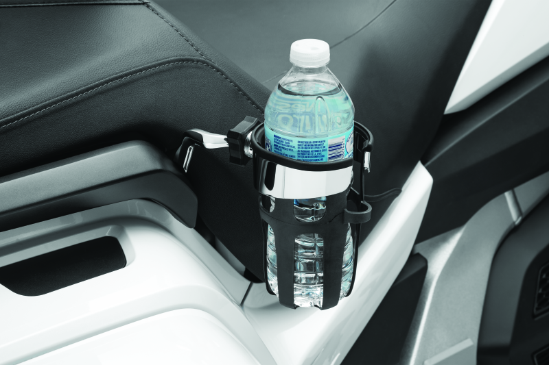 Kuryakyn 6492 - KUR6492 - Kuryakyn Reflex Drink Holder 18 and Up GL1800 Passenger Mount Chrome - Shipped in Europe - Tuningsupply.com