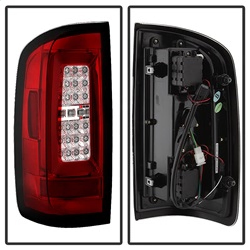 SPYDER 5085269 - SPY5085269 - Spyder Chevy Colorado 2015-2017 Light Bar LED Tail Lights - Red Clear ALT-YD-CCO15-LED-RC - Shipped in Europe - Tuningsupply.com