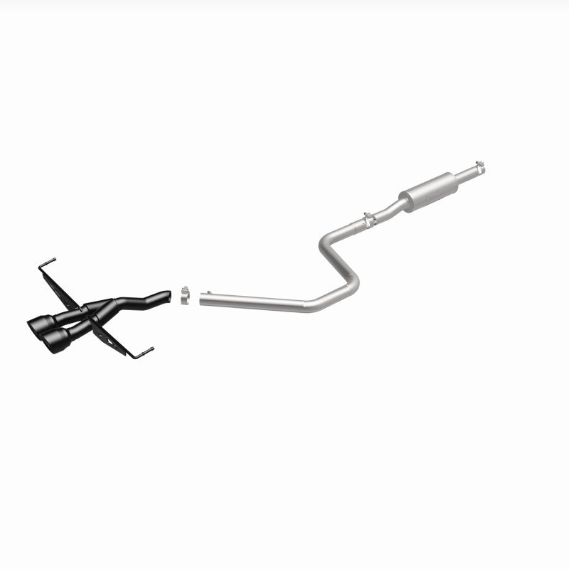 Magnaflow 19455 - MAG19455 - MagnaFlow 2019 Hyundai Veloster 1.6L 2.5in Center Exit Stainless Steel Cat-Back Exhaust w/Blk Tips - Shipped in Europe - Tuningsupply.com
