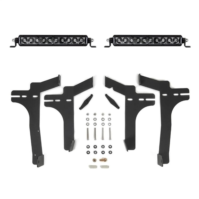 Rigid Industries 46814 - RIG46814 - Rigid Industries 24+ Toyota Tacoma 10in. SR Midnight Grill Kit - Shipped in Europe - Tuningsupply.com