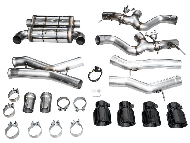 AWE Tuning 3025-43487 - AWE3025-43487 - AWE Tuning 23-24 BMW G87 M2 SwitchPath Edition Exhaust - Diamond Black Tips - Shipped in Europe - Tuningsupply.com