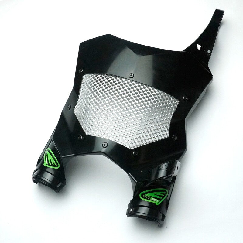 Cycra - CYC1CYC-0705-12-VT - Cycra 17-25 Kawasaki KX250/F/X/ 16-25 KX450/F/X Vented Stadium Plate - Black - Shipped in Europe - Tuningsupply.com