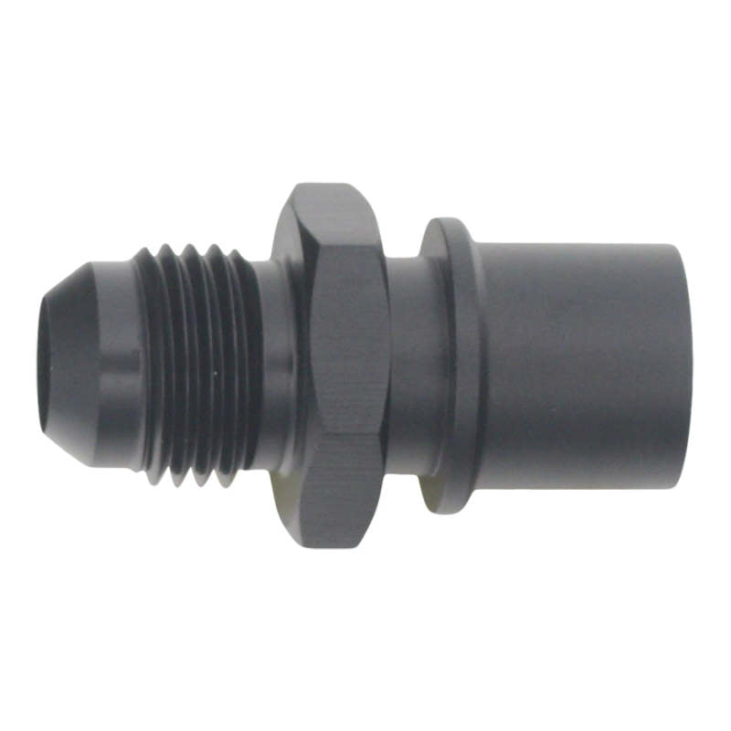 DeatschWerks 6-02-0127-B - DWK6-02-0127-B - DeatschWerks 6AN Male Flare to Toyota Module Quick Connect - Anodized Matte Black - Shipped in Europe - Tuningsupply.com