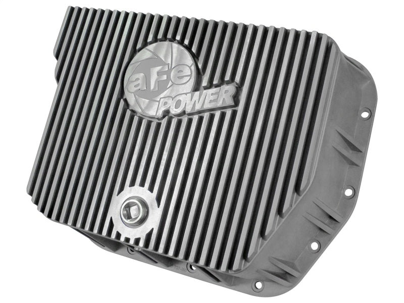 aFe 46-70050 - AFE46-70050 - aFe Power Cover Trans Pan Machined Trans Pan 2006 Dodge RAM 5.9L Cummins - Shipped in Europe - Tuningsupply.com