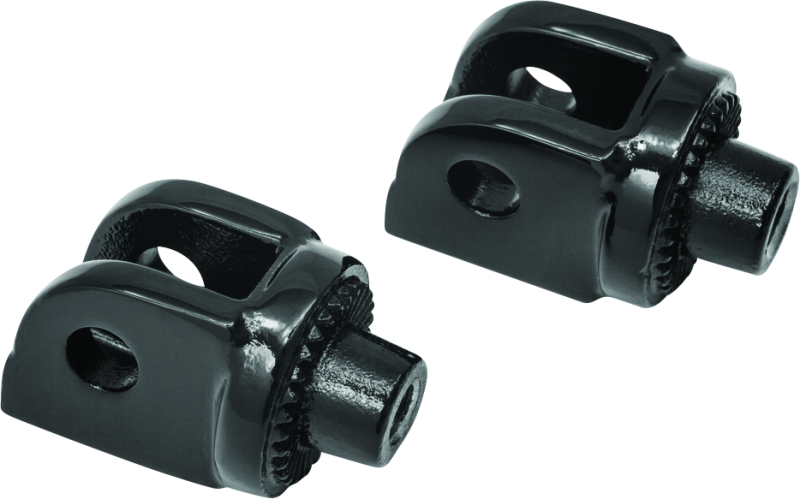 Kuryakyn 8889 - KUR8889 - Kuryakyn Splined Adapter Mount Gloss Black - Shipped in Europe - Tuningsupply.com