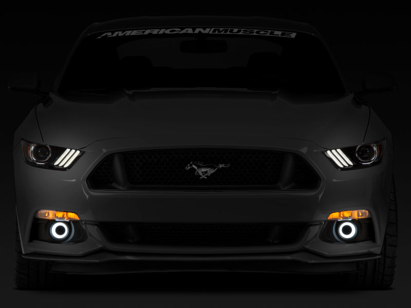 Raxiom 398032 - RAX398032 - Raxiom 15-17 Ford Mustang LED Halo Fog Lights (w/ Factory Fog Lights) - Shipped in Europe - Tuningsupply.com
