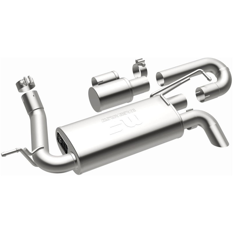 Magnaflow 19668 - MAG19668 - MagnaFlow 07-18 Jeep Wrangler JK Overland Series Axle-Back Exhaust System - Shipped in Europe - Tuningsupply.com