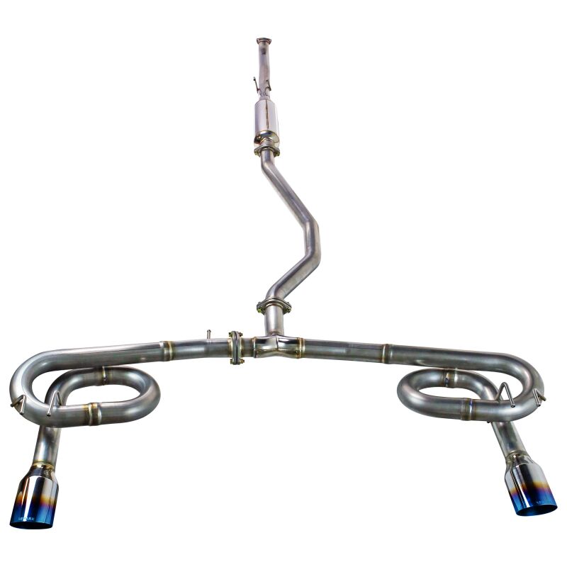 Remark RK-C2063H-11T - REMRK-C2063H-11T - Remark 2022+ Honda Civic Sport Sedan (FE2) Catback Exhaust - Dual Burnt Stainless Steel Tips - Shipped in Europe - Tuningsupply.com