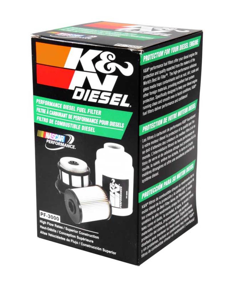 K&N Engineering PF-3000 - KNNPF-3000 - K&N Cellulose Media Fuel Filter 3.5in OD x 6.281in L - Shipped in Europe - Tuningsupply.com