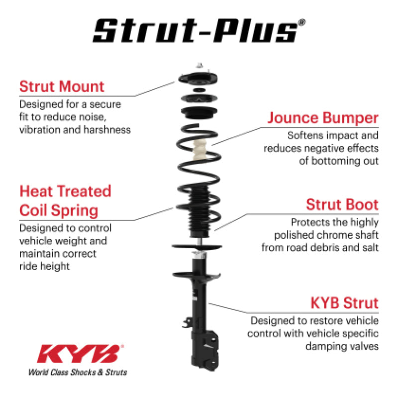 KYB - KYBSR4827 - KYB 20-24 Mazda CX-30 Strut-Plus Assembly - Front Left - Shipped in Europe - Tuningsupply.com