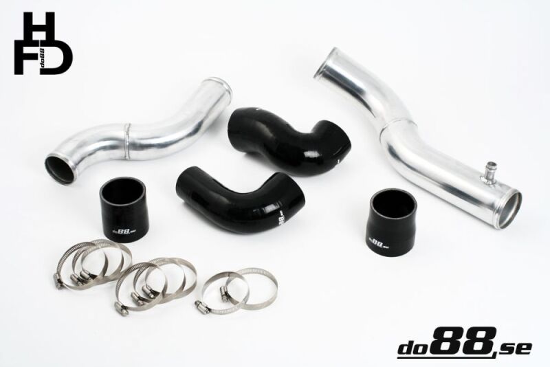 do88 TR-740-S-63 - DOBTR-740-S-63 - do88 Volvo 7/940 Turbo Top Connection Pipe Kit Black Hoses standard Throttle Body - Shipped in Europe - Tuningsupply.com