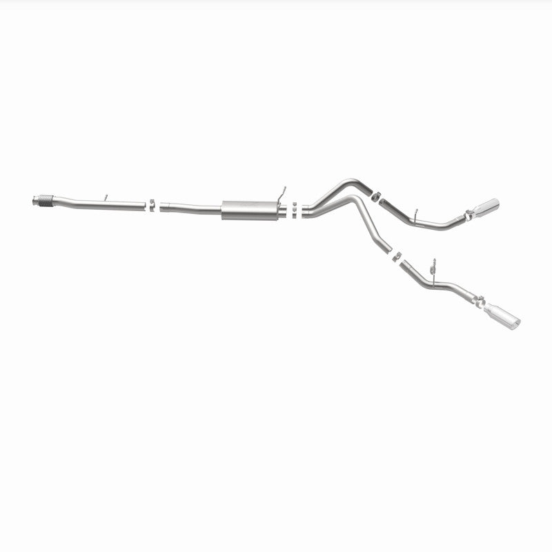 Magnaflow 15269 - MAG15269 - Magnaflow 14 Chev Silverado V8 5.3L CC/EC Cab Dual Split Behind Rear Tires Exit SS Cat Back Perf Exh - Shipped in Europe - Tuningsupply.com