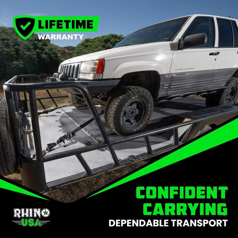 Rhino USA TD-VS2INKIT-SNAP - RSATD-VS2INKIT-SNAP - Rhino USA Heavy Duty Vehicle Tie Down Kit (Snap Hook) - Shipped in Europe - Tuningsupply.com